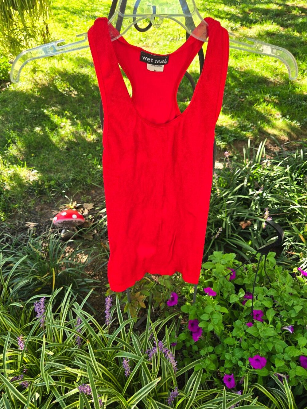 Red racerback